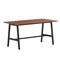 Emma and Oliver Remy 60x30 Dining or Gaming Table with Double Sided Laminate Table Top and Heavy Duty A-Frame Steel Base